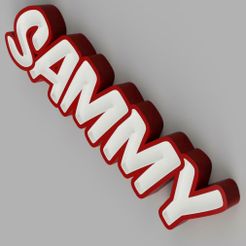 LED_-_SAMMY_2023-Mar-08_02-21-20AM-000_CustomizedView3797460873.jpg Archivo 3D NAMELED SAMMY - LÁMPARA LED CON NOMBRE・Modelo para descargar y imprimir en 3D