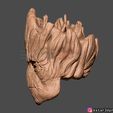 11.jpg Groot mask - Guardians of the Galaxy - Marvel comics cosplay 3D print model
