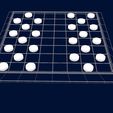 25.jpg Checkers Board Game 3D Print Model