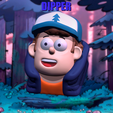 Dipper1-Text.png Gravity Falls KeyCaps