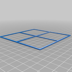 100x100.png Archivo STL gratis Calibración / Cuadrado de nivelación / 100mm・Modelo para descargar y imprimir en 3D