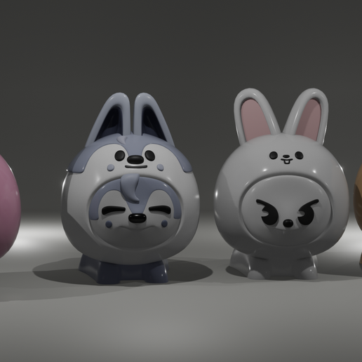 👾 STRAY KIDS SKZOO Mini・ STL File for 3D printing・Cults