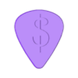 Money Symbol.stl Keyboard Symbol Guitar Picks