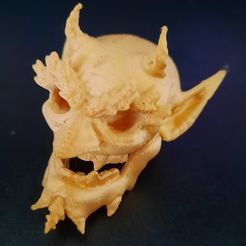 Pirun-Kallo-1.jpg STL file Devil Skull・Model to download and 3D print