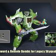 SkyquakeAddons_FS.jpg Sword and Remote Bombs for Transformers Legacy Skyquake
