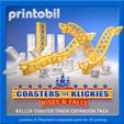 printobil_Park-RollercoasterRiseFall.jpg PRINTOBIL - MONTANHA-RUSSA RISE & FALL TRACK PACK - DESENHOS COMPATÍVEIS COM PLAYMOBIL PARA PERSONALIZADORES
