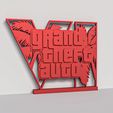 4-4.jpg GTA 6 Grand Theft Auto VI logo Stand Decor