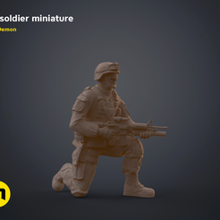 US-soldier_pose-Overview.1475-kopie.png Fichier 3D Soldat américain miniature・Modèle imprimable en 3D à télécharger