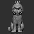 frontal.jpg Cat with Psyduck Beanie - Funny Feline and Pokémon Sculpture