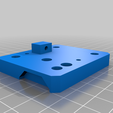H2AdapterPlate-RIGHT-Complete-heatsetv2a.png JG Maker - Artist D 3D Printer Biqu H2 adapters