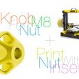132523aae92de8218a141e1fcfd0b4c2_display_large.jpg Knob for nut M8. Print with nut insert