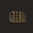 3.75.jpg Vintage Chest Set / Miniature Classic Rustic 3 Three Trunk - Suitcase