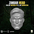 12.png Zandar fan art head 3D printable File For Action Figures