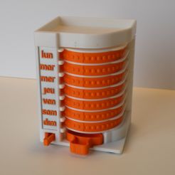 Pilulier_01.jpg 3D file PILULIER - Weekly Distributor・3D printable design to download