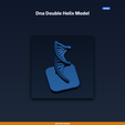 01_hero.png Dna Double Helix Model - 3D Printable STL File