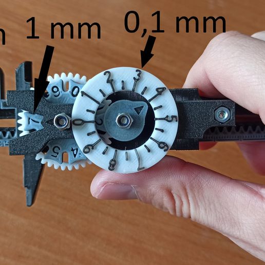 STL file PRECISION CALIPER 3D PRINTING DIY・Model to download and 3D