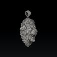 fsf23swerftr3gsdr231fgvdser45esr.jpg Lion Pendant V2 3D print model