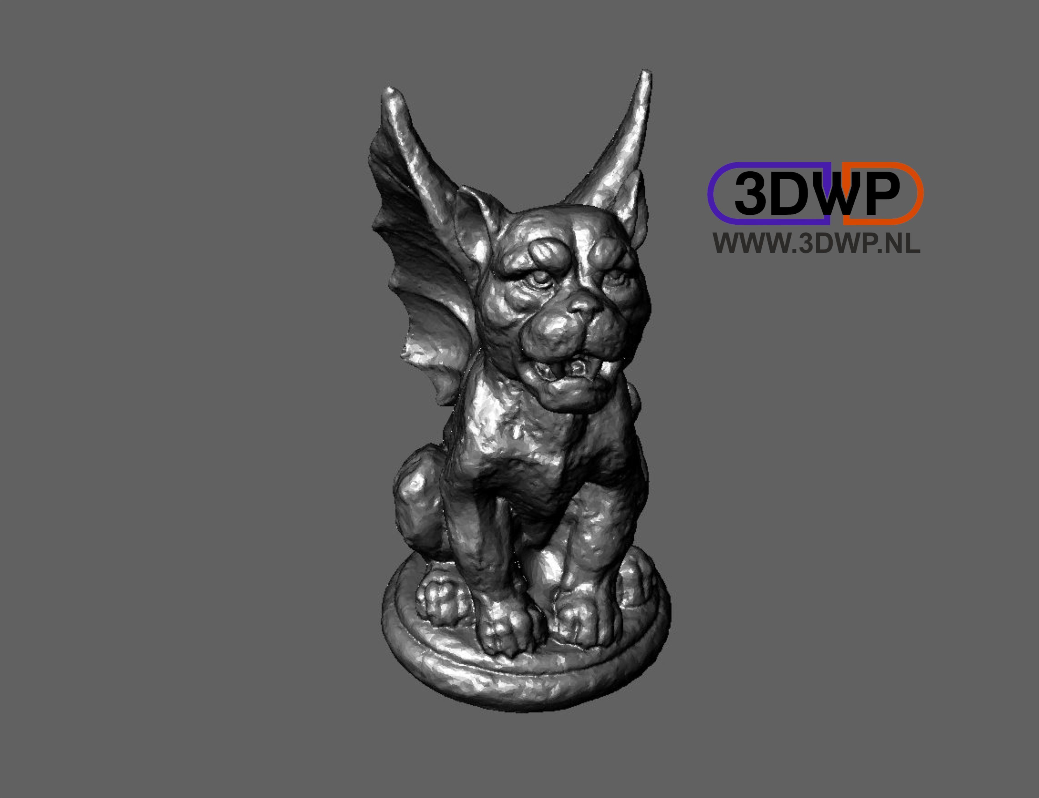 Gargoyle1.jpg Télécharger fichier STL Sculpture de la gargouille (scan 3D de la statue) • Objet pour imprimante 3D, 3DWP