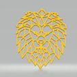 lh.jpg Geometric Lion Wall Art