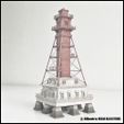 Miller's-Island-Lighthouse-2.jpeg MILLER'S ISLAND LIGHTHOUSE - N (1/160) SCALE MODEL LANDMARK