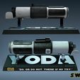 102723-StarWars-Yoda-Saber-Sculpture-image-005.jpg STAR WARS YODA LIGHTSABER: TESTED AND READY FOR 3D PRINTING