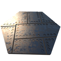 steel.png Archivo STL gratis Placas de acero TOP PARA HEXBASES MODULARES・Objeto para impresora 3D para descargar