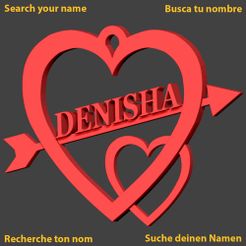 Denisha.jpg Datei STL Denisha herunterladen • Modell für den 3D-Druck, merry3d