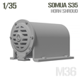 Shroud.png Somua S35 Horn Shroud 1/35