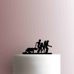 JB_Scooby-Doo-Gang-225-B550-Cake-Topper.jpg Archivo STL TOPPER SCOOBY DOO GANG・Objeto de impresión 3D para descargar