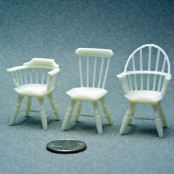 6965369100_93624228a4_b_display_large_display_large.jpg Бесплатный STL файл Three 1:24 Windsor Chairs・3D-печатная модель для скачивания