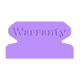warranty_fixed.stl File Folder Labels