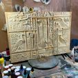 Paint.jpg Wall decoration panel with ancient Egyptian motifs (1)