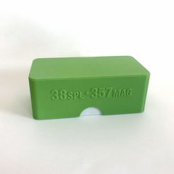 Ammo Box 357 MAG 1.jpg STL file Ammunition box 357 MAGNUM・3D printable model to download