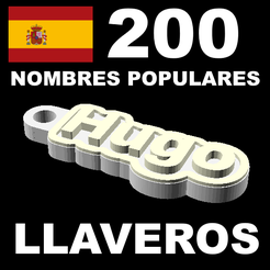 CoverImageSpain.png Archivo STL 200 Llaveros Personalizados Nombre Español Llaveros España Españoles Personalizados nombre・Objeto imprimible en 3D para descargar, Steve129836