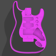 purple.png Custom Fender Stratocaster Fully Hollow Design Pattern HardTail Right Handed