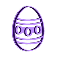 Huevo de pascuas 2 v1.stl Easter Egg Cookie Cutter