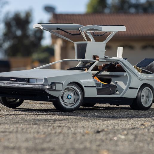 Delorean DMC-12/BTTF Time Machine 3D Printed RC Car 3D model