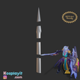 untitled_TL-20.png Battle Academia Leona Sword 3D Model Digital File - League of Legends Cosplay - Leona Cosplay - 3D Printing- 3D Print - LOL Cosplay