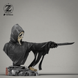 2.png GHOSTFACE BUST 3D PRINT