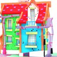 6.jpg MAISON 5 HOUSE HOME CHILD CHILDREN'S PRESCHOOL TOY 3D MODEL KIDS TOWN KID Cartoon Building 5