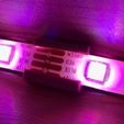 5.jpg LED strip holder clip in design for 10 mm wide strips, for screw or sticky tape, flat or corner attachment