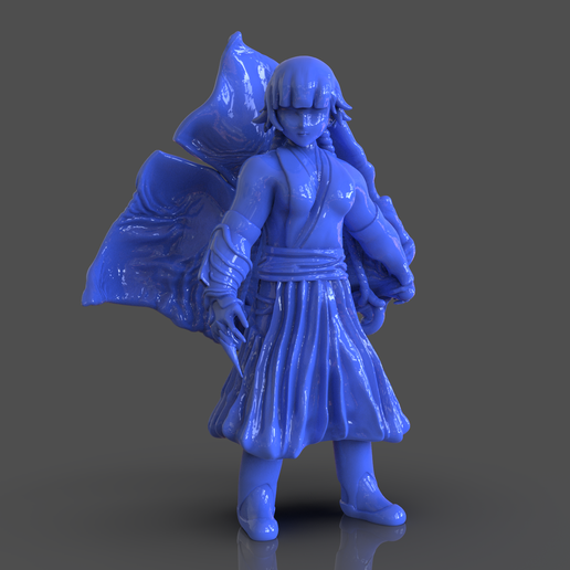 Soifon Anime Mini Figure 3D model
