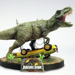 Jurassic_park_STL_file.jpg 3D-Datei Jurassic Park STL-Datei・3D-druckbares Modell zum Herunterladen