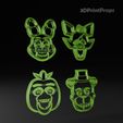 2.jpg Five Nights At Freddy's Cookie Cutters Set