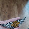 353561356_623754149716757_5916723483452628736_n.jpg Harley Wings Decor / Motorcycle decor/ Man cave sign/ Cake topper/ Magnets/ Wall decor