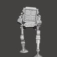 6mmswwookiehunteratst6.jpg 用于科幻游戏史诗的 6 毫米比例 At-stookie 猎人微缩模型