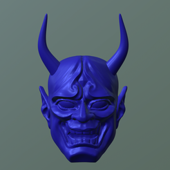 47C5C95C-CE65-4E59-B723-6D33EF9F8C94.png Archivo STL Hannya・Modelo para descargar y imprimir en 3D