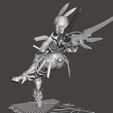 5.jpg ALISA BOSCONOVITCH -TEKKEN 7 taunt pose ARTICULATED *optional Chainsaws! HI-Poly STL for 3D printing