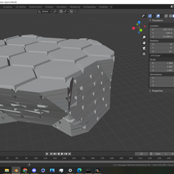Screenshot-1347.png Free STL file Hexagon Helicoid Interlocking Tile・Template to download and 3D print