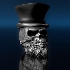ShopA.jpg Crâne Skull avec cylindre
